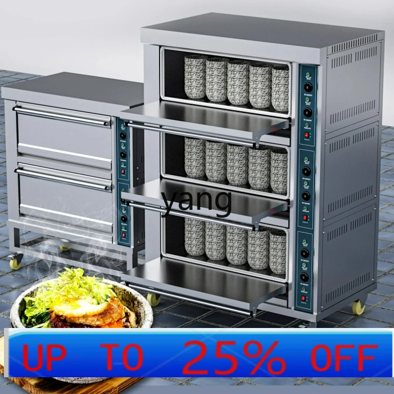 

LTT Коммерческая духовка с каменным горшком Коммерческая духовка большой емкости Однослойная двухслойная трехслойная электрическая духовка