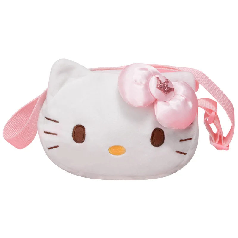 Authentieke Sanrio Klassieke Pluche Poppentas Roze Strik Serie Hello Kitty Crossbody Rugzak Vriendin Kind Kawaii Verjaardagscadeau