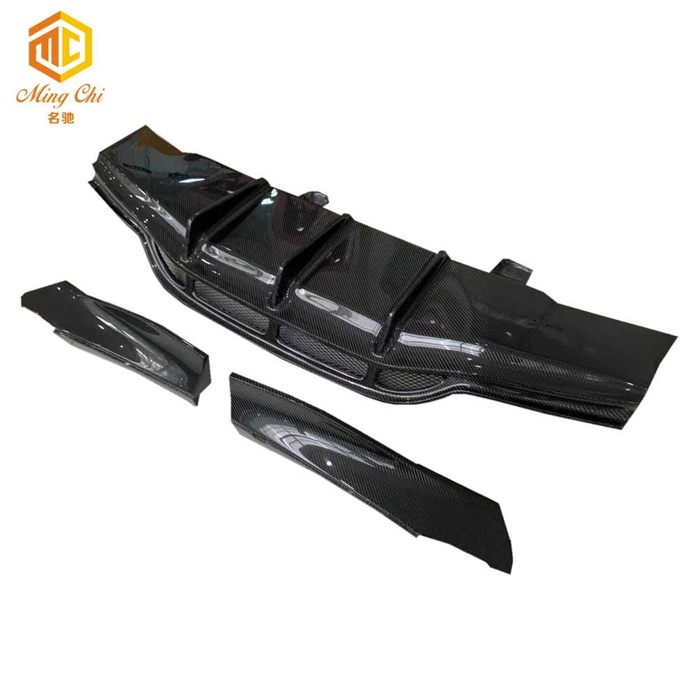 W205 C63S carbon rear diffuser car  bumper diffuser is suitable for Mercedes-benz W205 C63S AMG COUPE