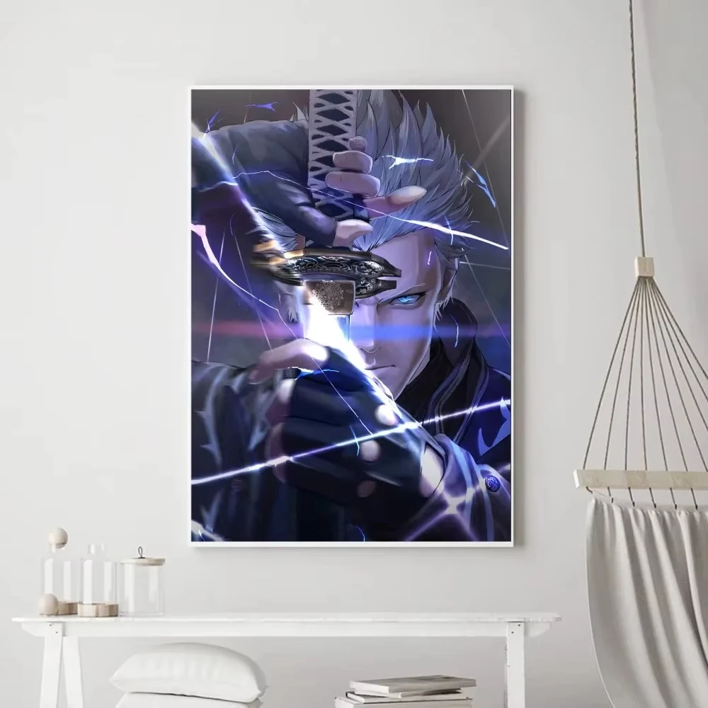 Devil M-May Cry Dante Vergil Poster Vintage Poster PrintsHome Painting Bathroom Kitchen Bar Accessories