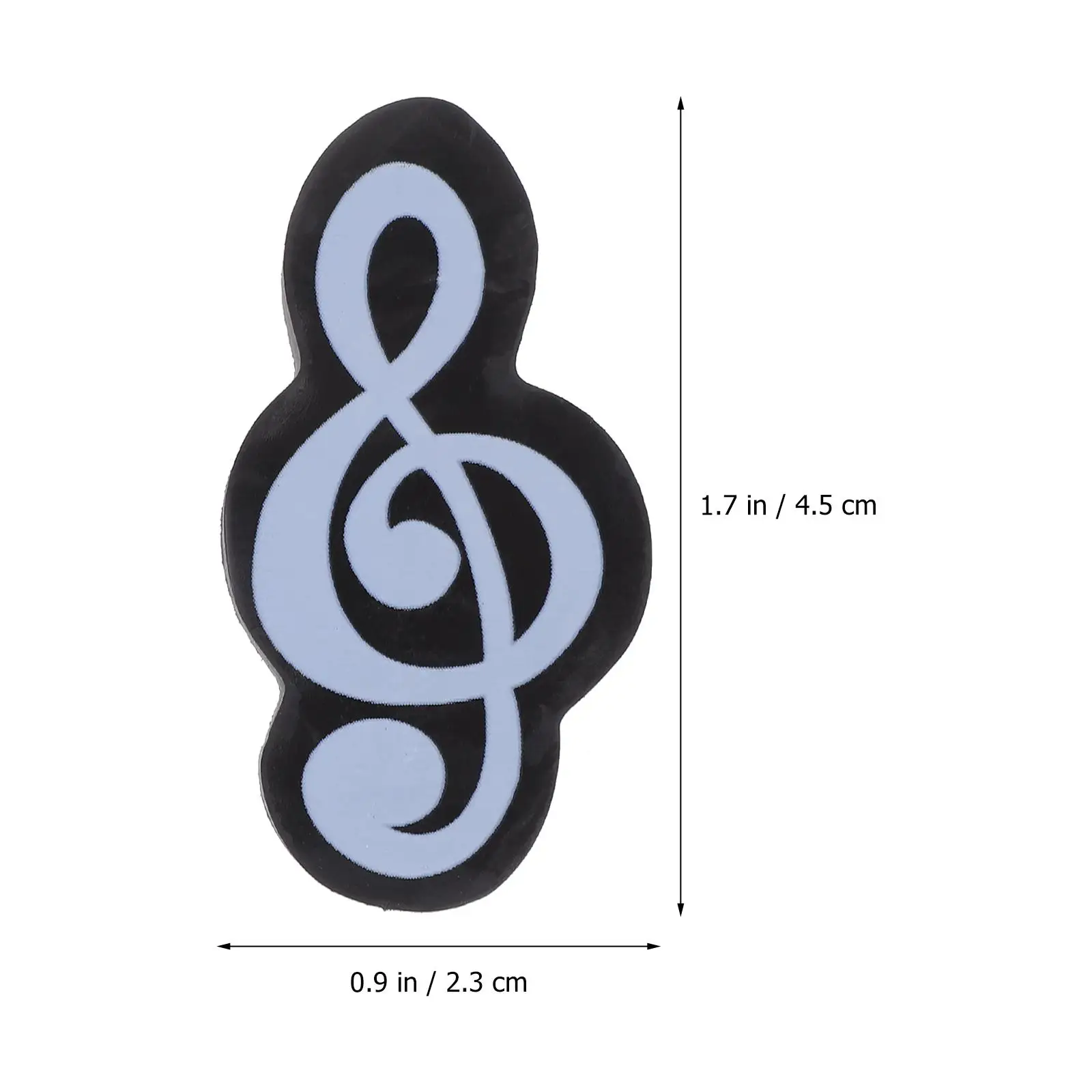 20 Pcs Mini Bulk Cute Small Erasers Music Note Symbol Tpr Material Pencil Rubber For School Classroom Home Party Favors Game