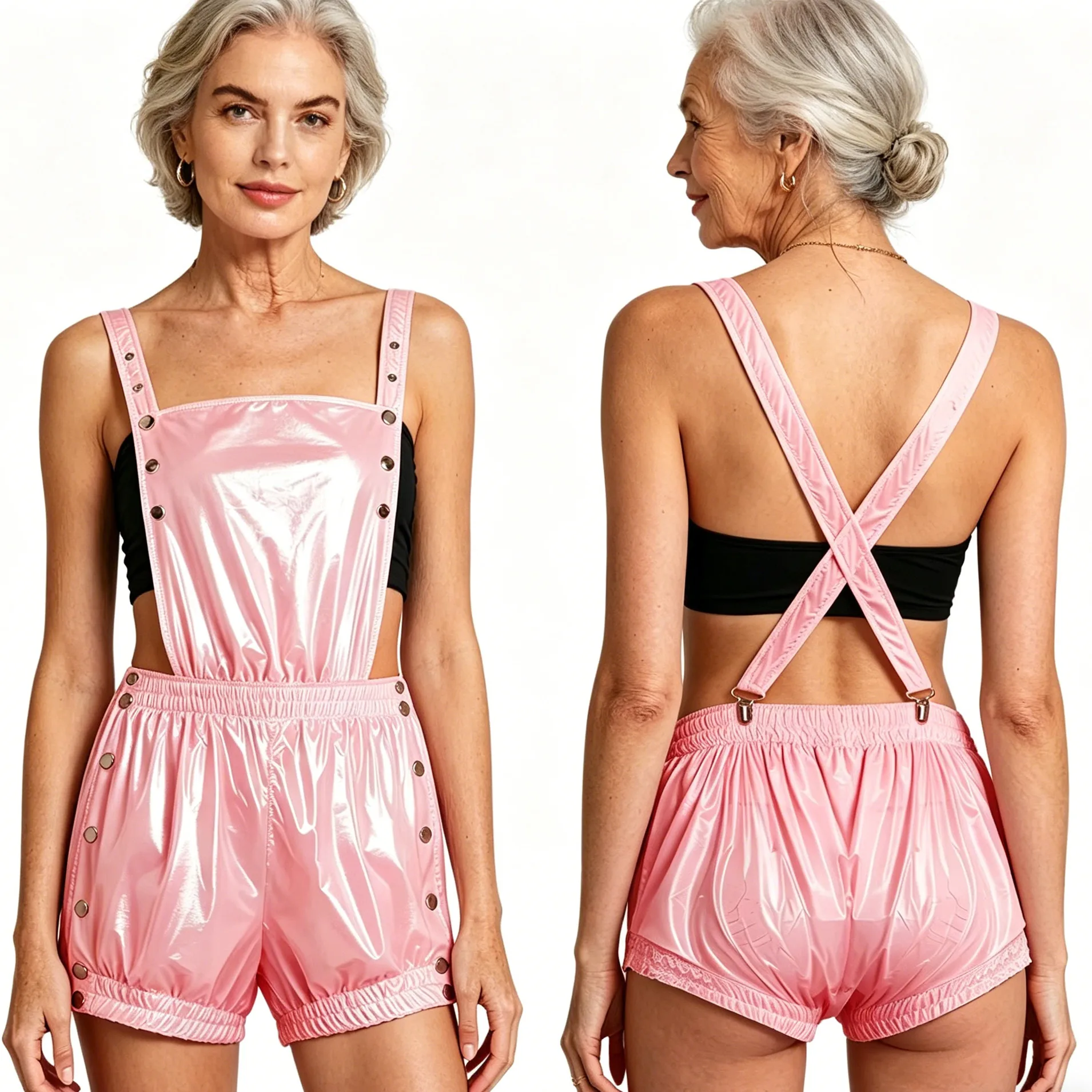 Unisex Adult Waterproof Leak-proof Diaper Cover Bodysuit Elderly Bedridden Special Needs Adaptive Rompers Swimwear Nightwear