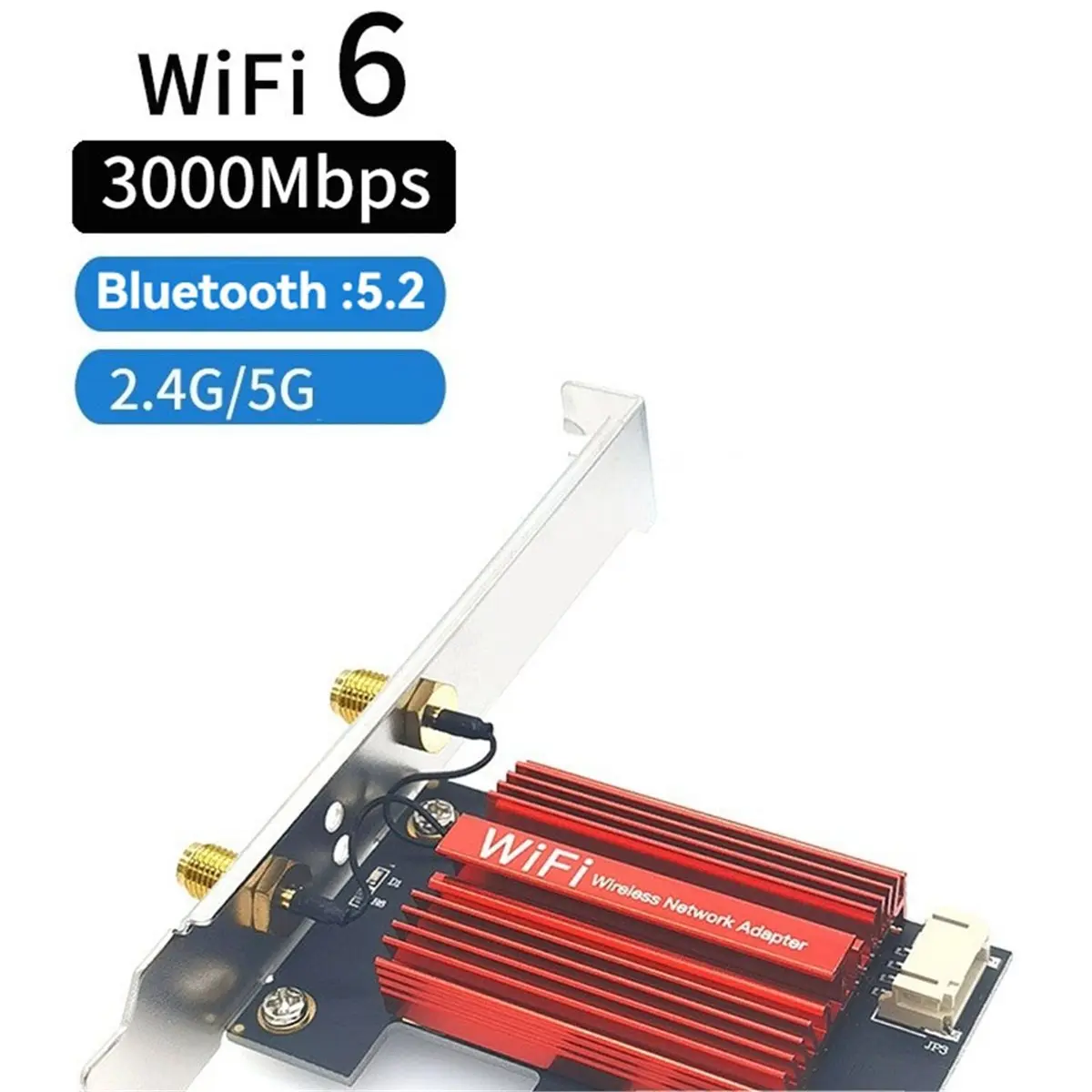 3000Mbps Wifi6 AX200 Dual Band 2.4G/5Ghz PCIe Wireless Wifi Adapter 802.11ac/Ax Bluetooth 5.2 AX200NGW Card for PC
