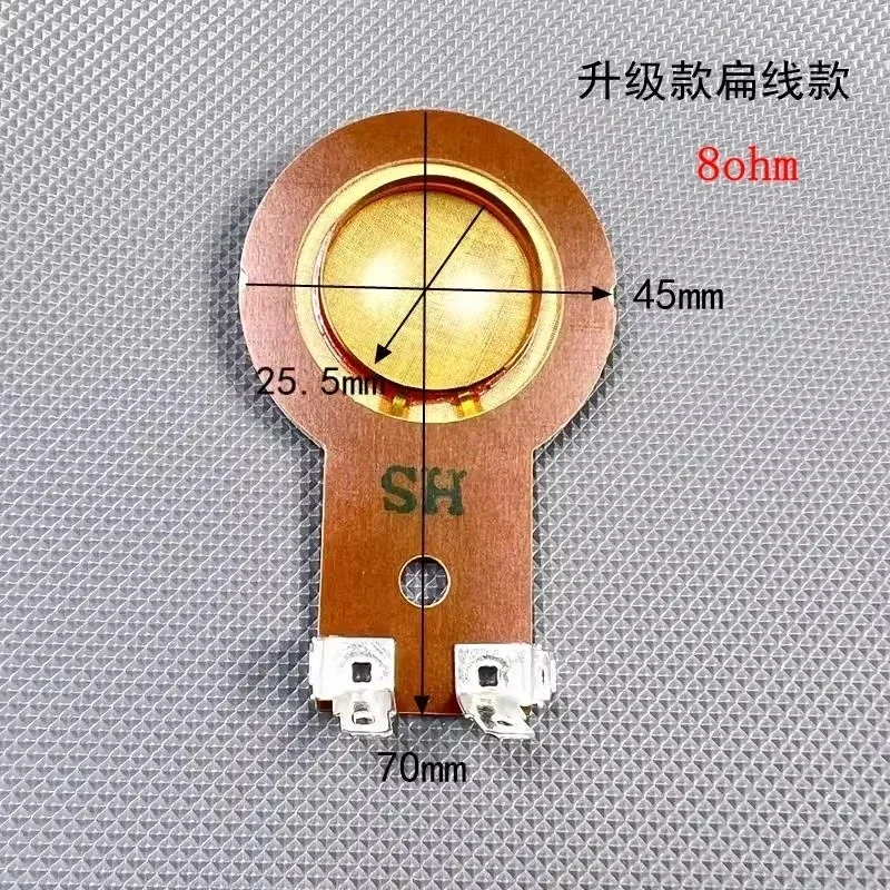 2 Pcs 25.4mm Replacement Diaphragm for Cerwin Vega CV H25 Speaker Repair 8 Ohms