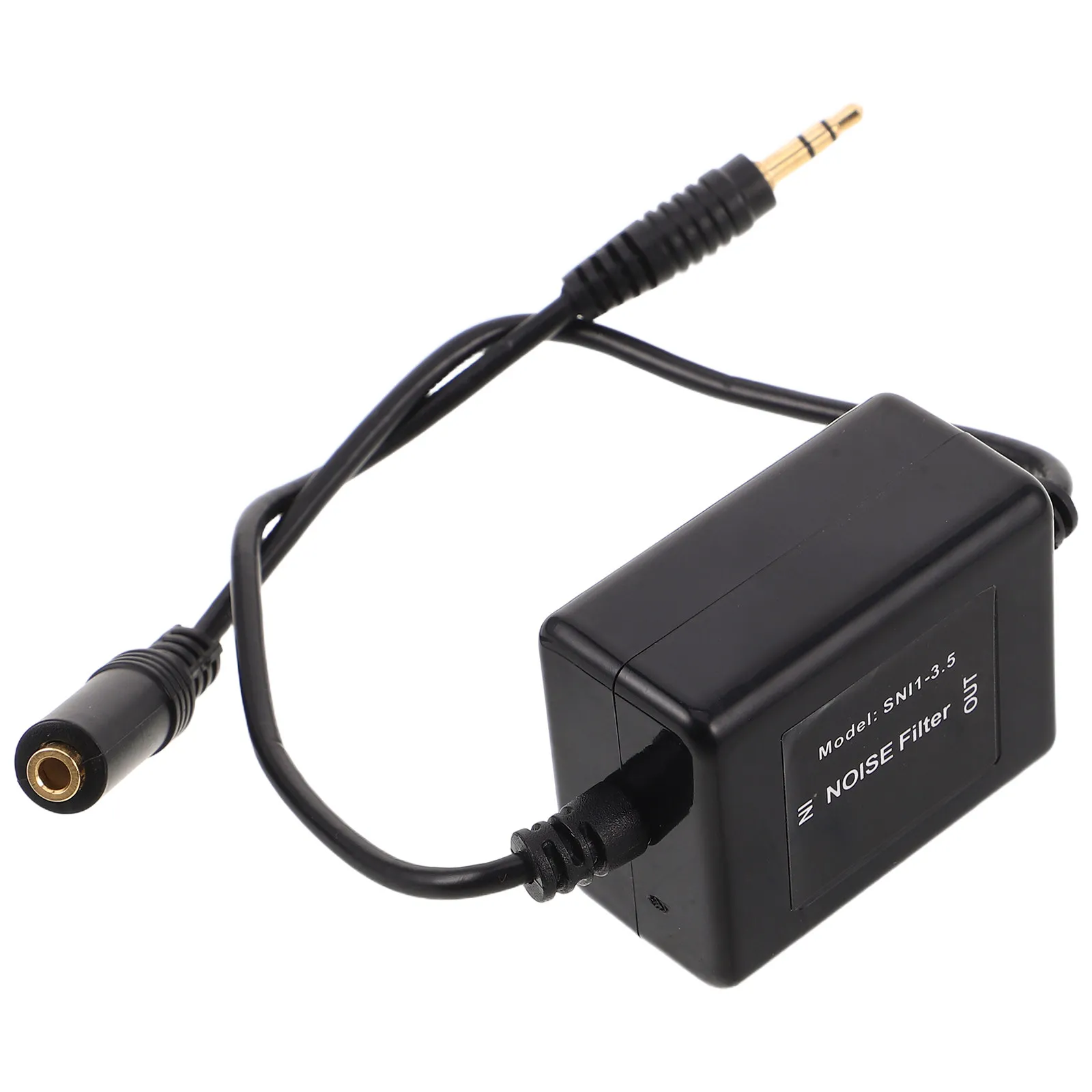 Passive Aux Noise Filter Car Audio Hum Suppressor Speaker Static Remover Ground Loop Isolator for Clear