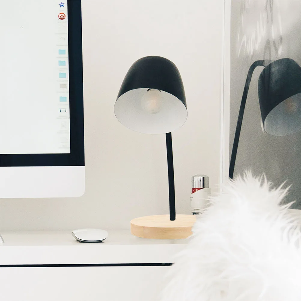 2pcs Wooden Table Lamp Solid Wood Round Led Display Holder Smooth Edges Diy Lamp Base For Home Office Night Light Decor Wood