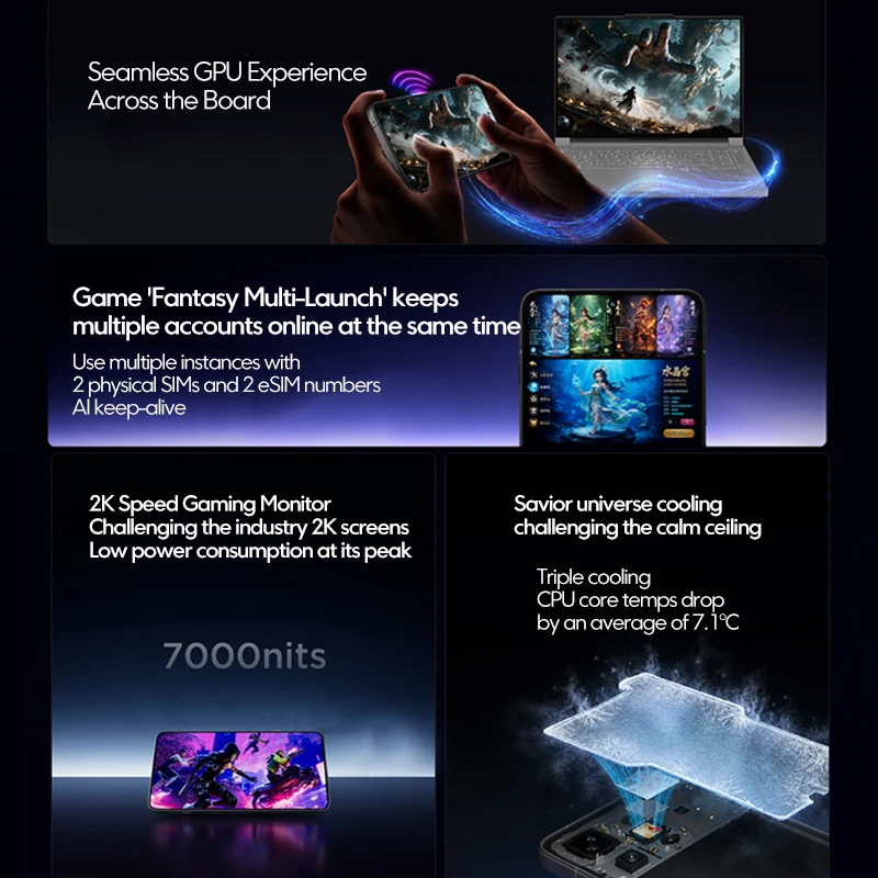 Lenovo Legion Y70 2026 Gaming Smartphone CN Version Snapdragon 8 Gen 5 CPU 6.82 Inch 144Hz Display 8000mAh 90W Cellphone