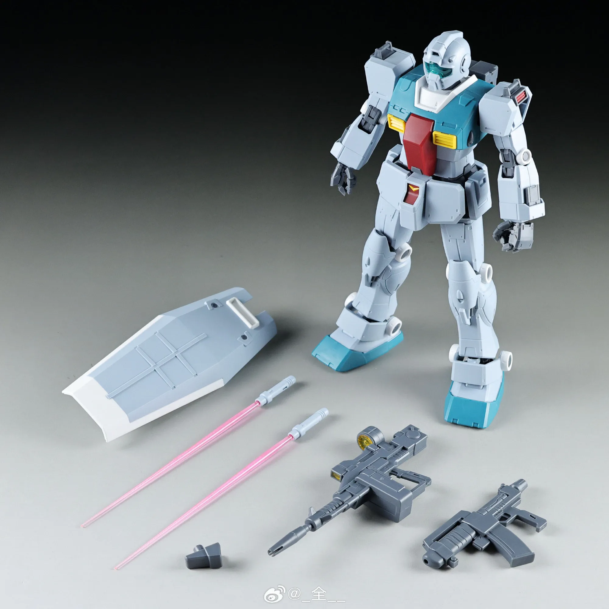 Fangdajing 1/72 Rgm-79 Gm Sleggar Gm Marocchino Modello di Montaggio Kit Action Figure di Plastica Robot Collezione Ornamento Statua Giocattoli