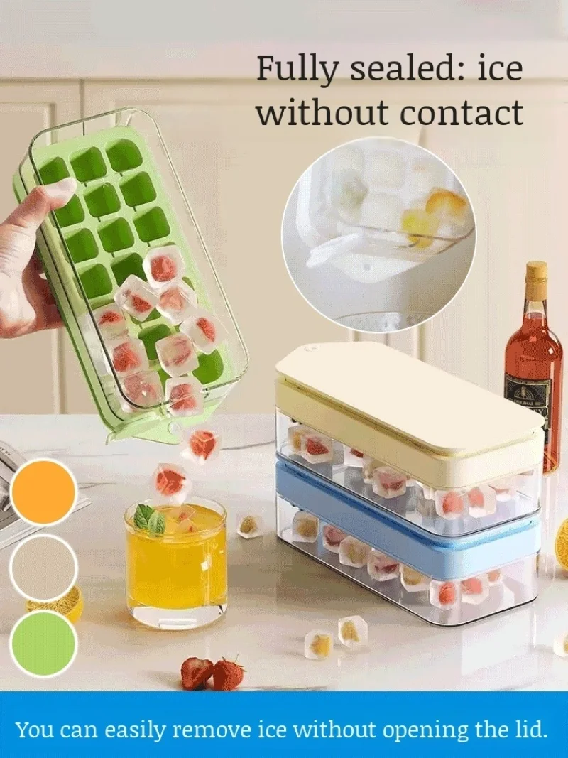 Small foodgrade ice box for making ice cubes