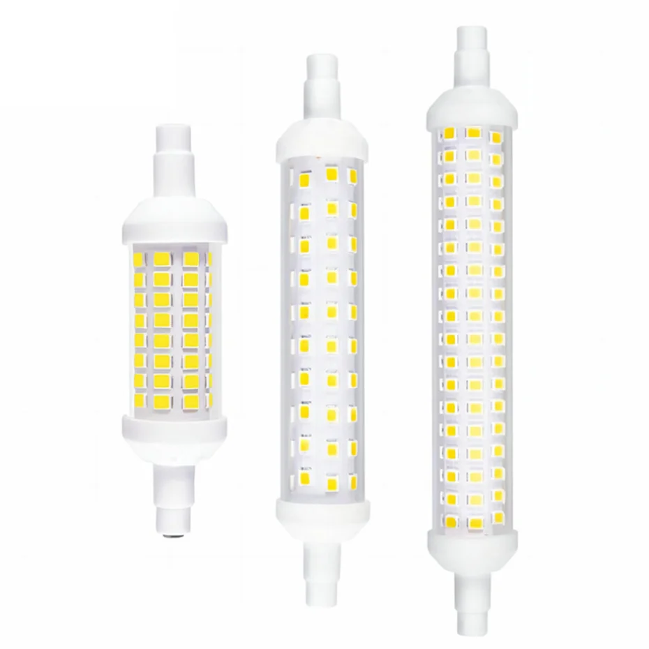 R7S LED 78mm 118mm 135mm r7s żarówka 6W 9W 12W SMD 2835 Lampada lampa LED 220V oszczędność energii zastępuje światło halogenowe kukurydza oświetlenie