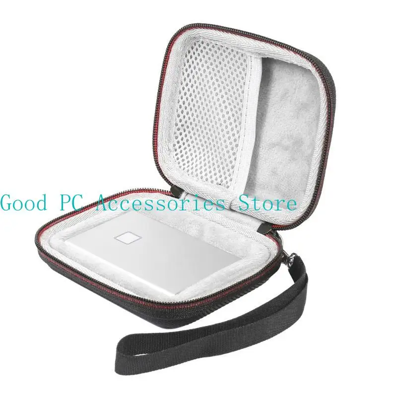 R53C Portable SSD EVA Travel for Case Storage Bag Carrying Box for Sam sung T7 for Touch Solid Disk for Case Protector Anti-S