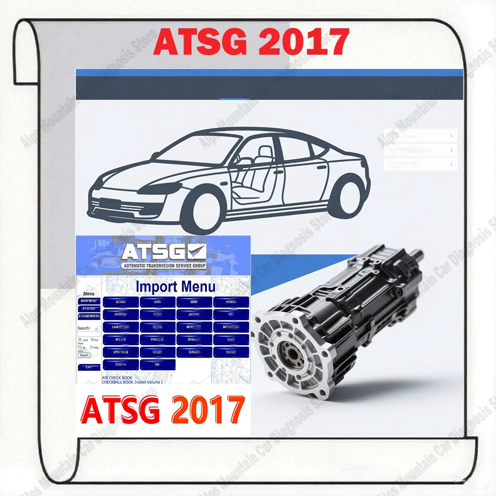 

ATSG 2017 Latest Tools Automatic Transmission Maintenance Group Car Repair Software Unit Failure Detection with Install Video