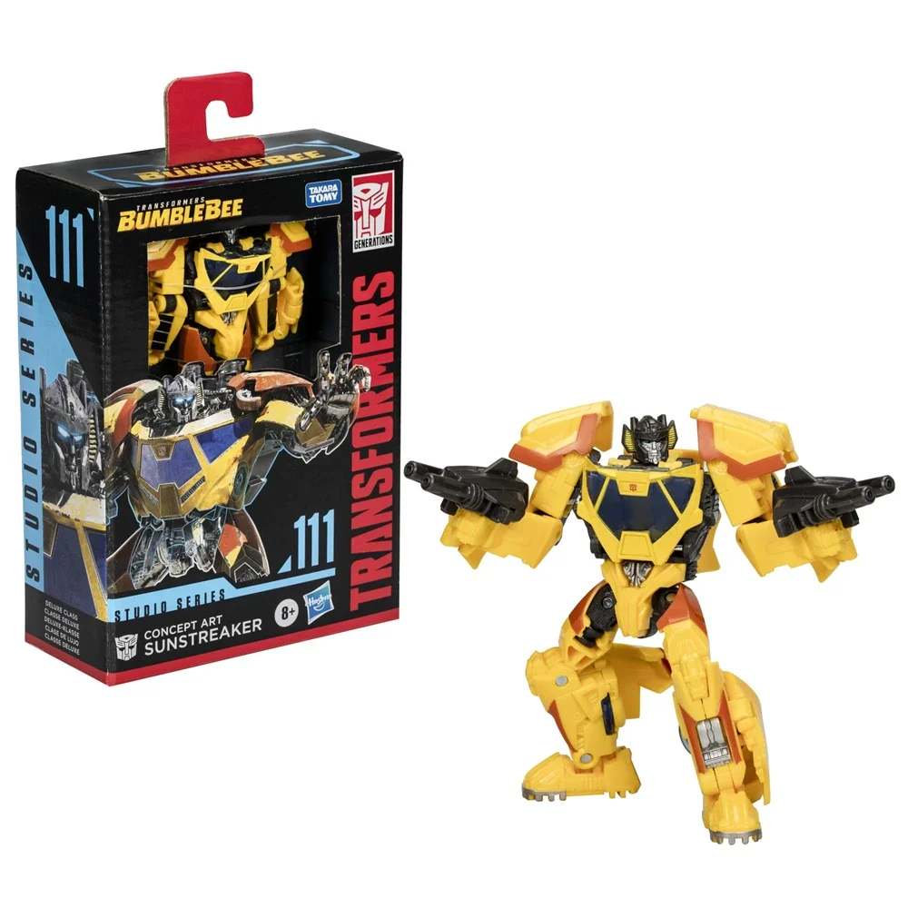 Hasbro Transformers Toys Studio Series Deluxe Class Concept Art Sunstreaker 4.5-Inch Action Figure Gift SS111