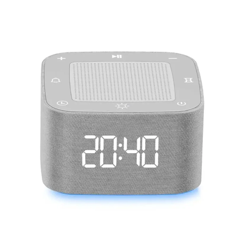

White Noise Machine for Baby And Adult with Alarm Clock Night Light 32 Soothing Sounds Bluetooth App Smart Control Sleep Aid