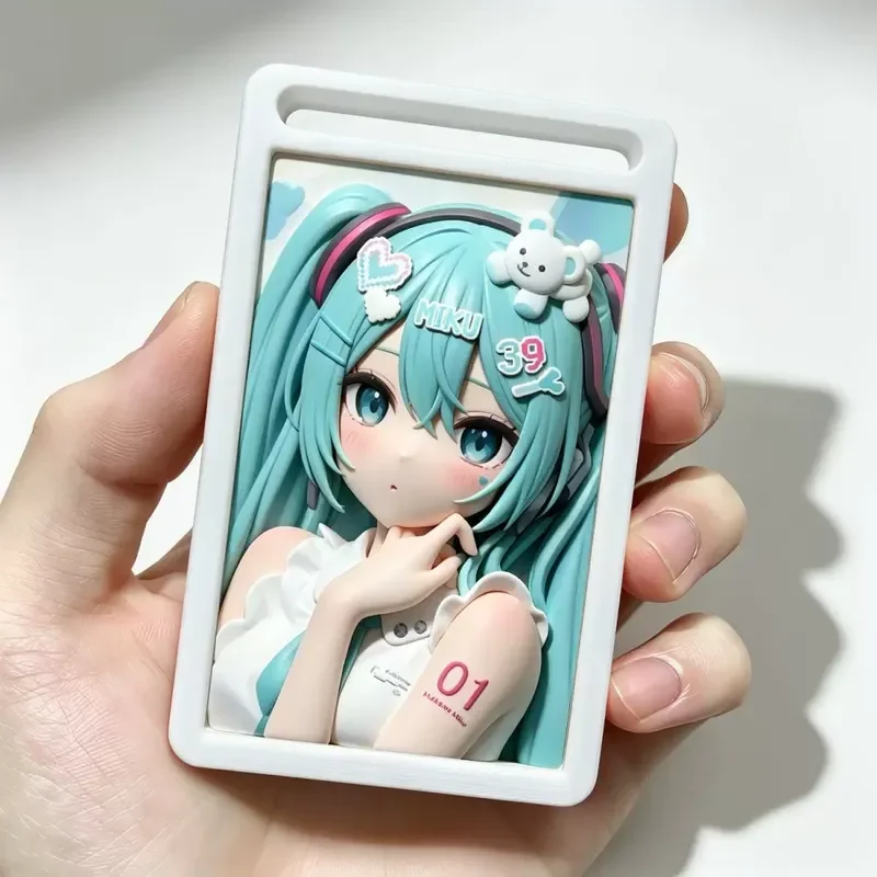 初音ミク 3D レリーフカードホルダーアニメフィギュア立体エ - Pc Gaming Hatsune Miku のレビューと価格