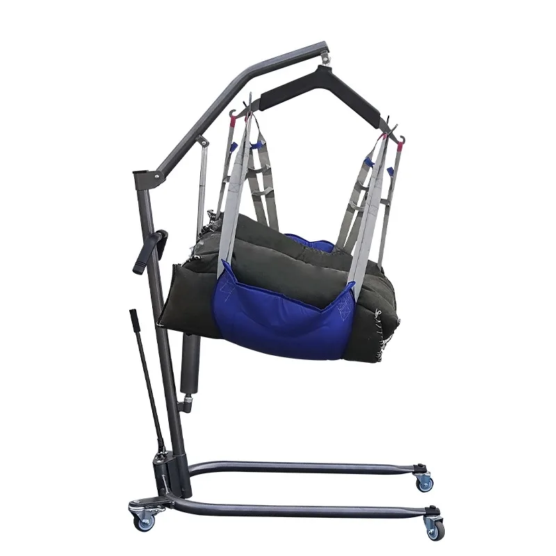 Portable Steel Patient Lifting Crane Nursing Home Use Wheelchair to Car Transfer Device Patient Transfer Lifter
