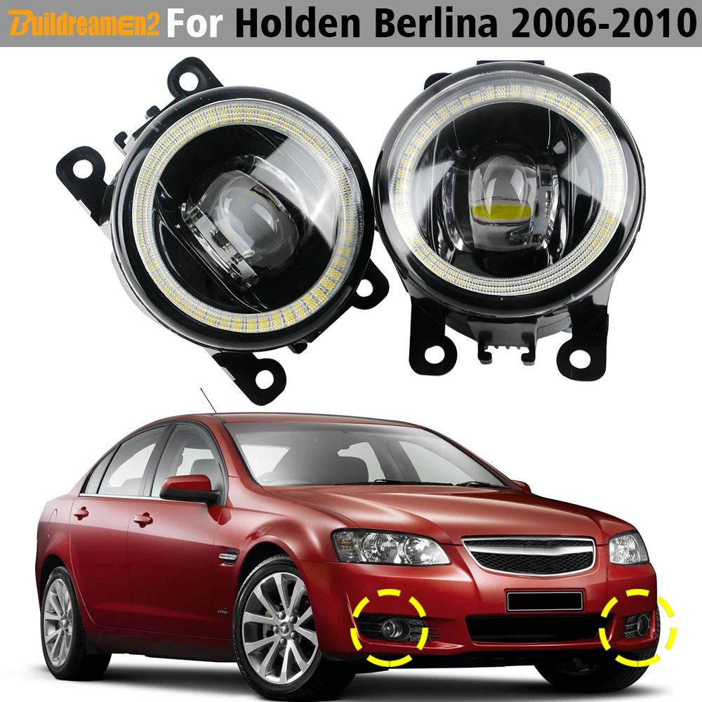 2 X 30W Car LED Fog Light Angel Eye Daytime Running Lamp DRL For Holden Berlina Series 1 S SV6 SV8 SSV and SS model 2006-2010