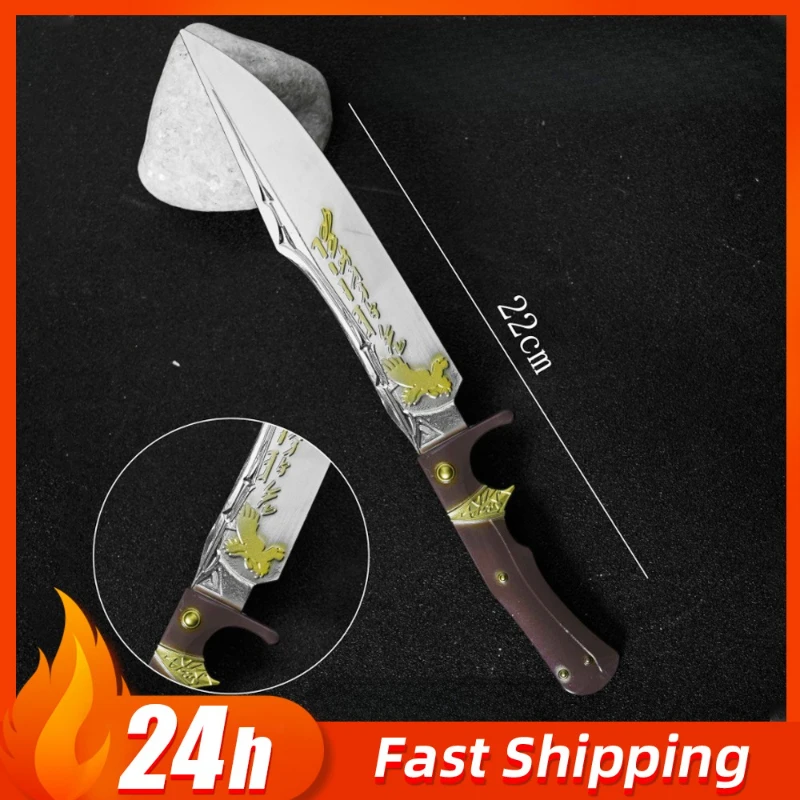22 cm/8.66in Delta Force Rituelen Messen Metalen Wapens Modellen Games Perifere Cosplay Props zwaard Desktop Ornamenten Jongen Gift speelgoed