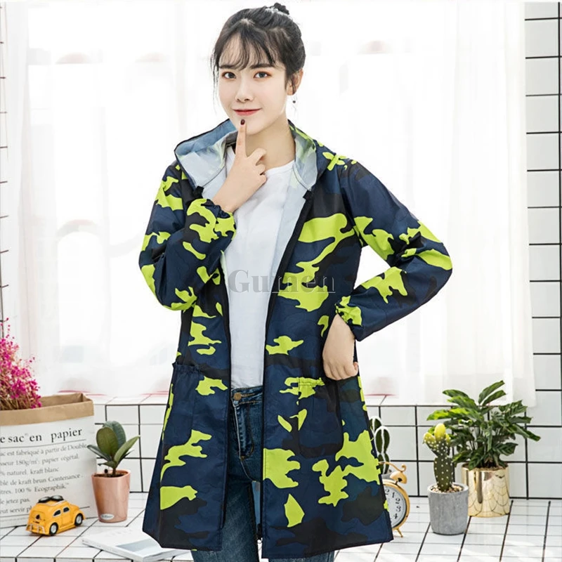 Pet Shop Waterproof Uniform Long Sleeve Hood Work Clothes For Pet Bathing Grooming Beauty Salon Not Stick Hair Anti Static Gown