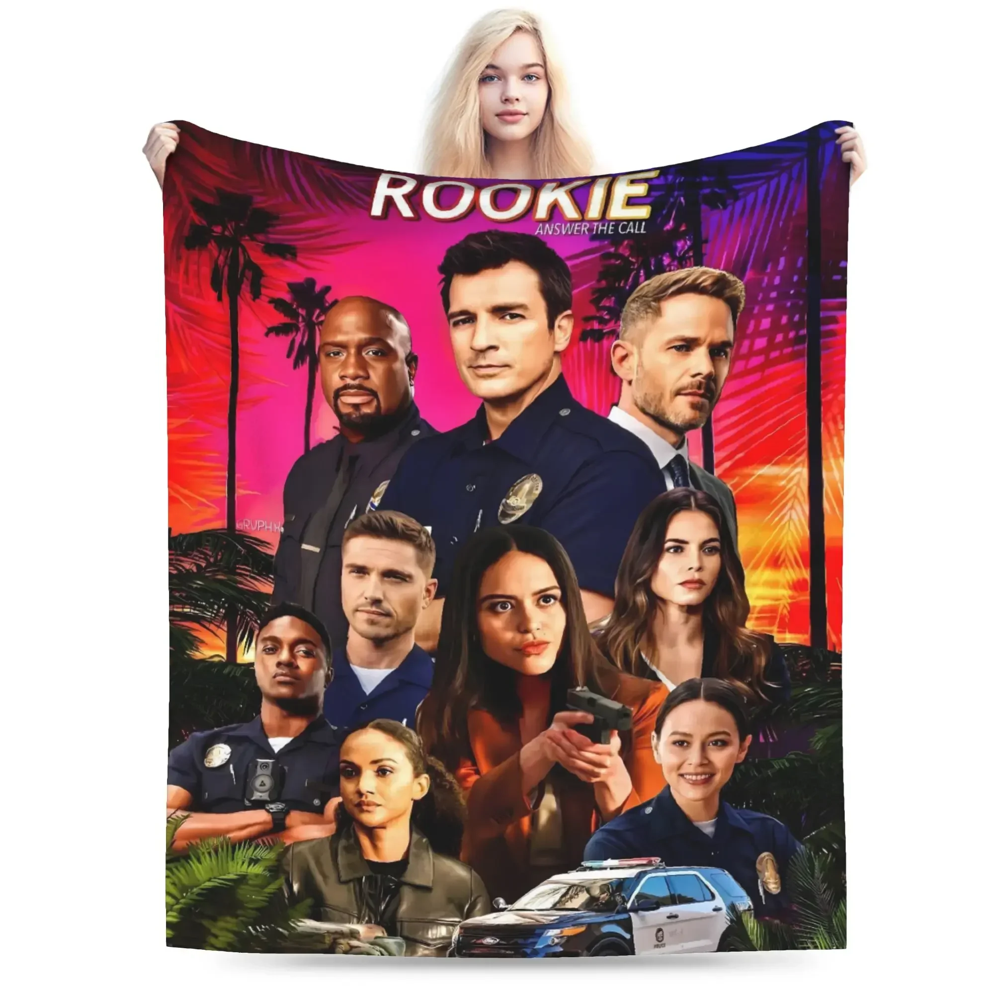 

Мягкое теплое одеяло для детей The Rookie, плюшевый фланелевый плед для гостиной, дивана, кровати, удобное детское покрывало