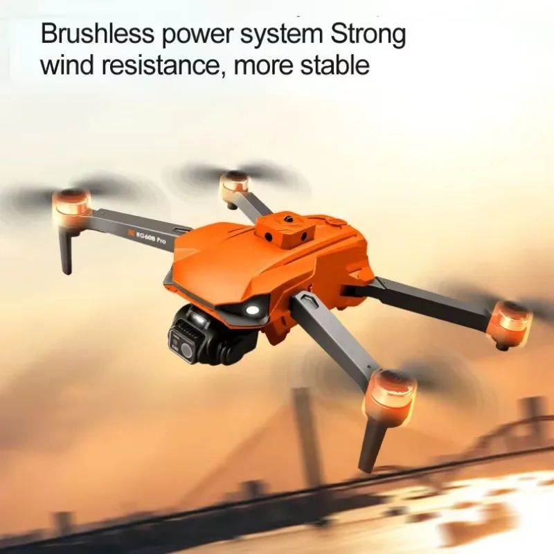 RG608 PRO Lift Obstacle Avoidance 8K Dual Camera Night Vision Flash Shooting Brushless Motor 2.4G Wifi FPV Quadcopter