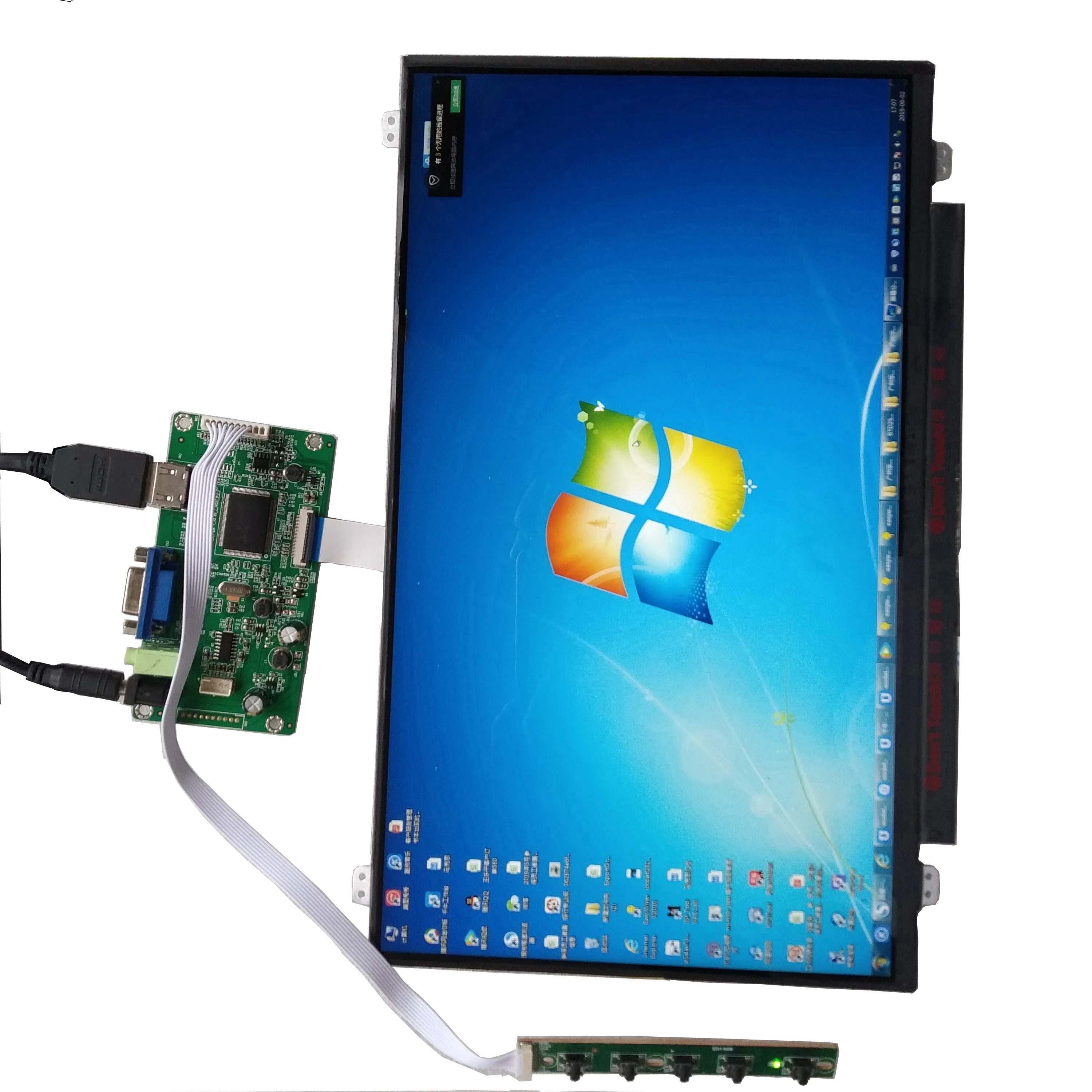 17.3 inch IPS N173HCE-E31 1920x1080 LCD LED Panel + EDP driver board controller kit VGA  Audio