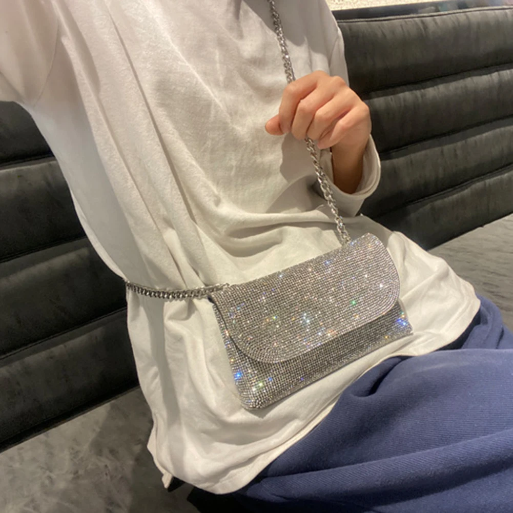 Sparkling Diamond Purse Women\' Evening Bag Mini Rhinestone Luxury Designer Handbag Ladies Wedding Party Small Clutch Bags Bolsas