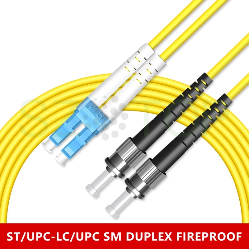 5M LSZH Single Mode Duplex Fiber Optic Patch Cord LC SC FC ST UPC APC 3.0mm Jump Cable Solo Fibra Cable SM Patchcord customized