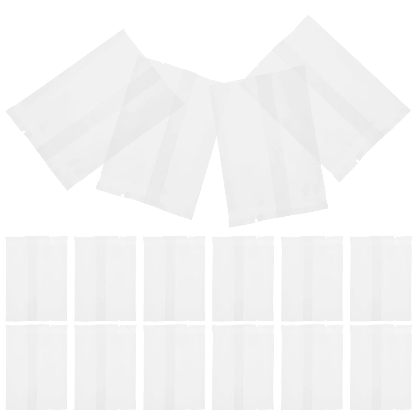 

100 Pcs Frosted Translucent Food Storage Bags Fresh Keeping Pouch Treat Party Favor Bags Safe Composite Material