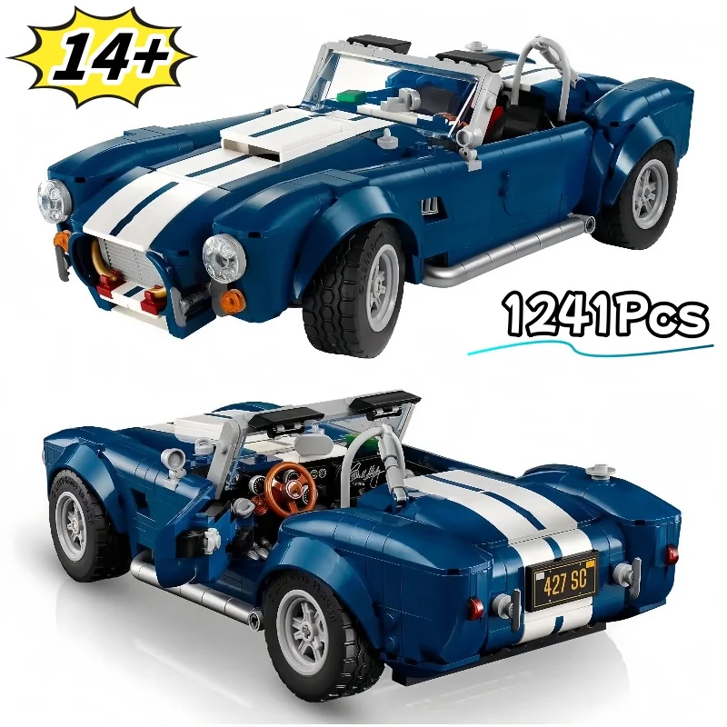 

2025 Новые 1241 шт. COBRA Technic Car Building Blocks (совместимые 10357) - комплект моделей суперкара своими руками, коллекционные игрушки-дисплеи для Bo