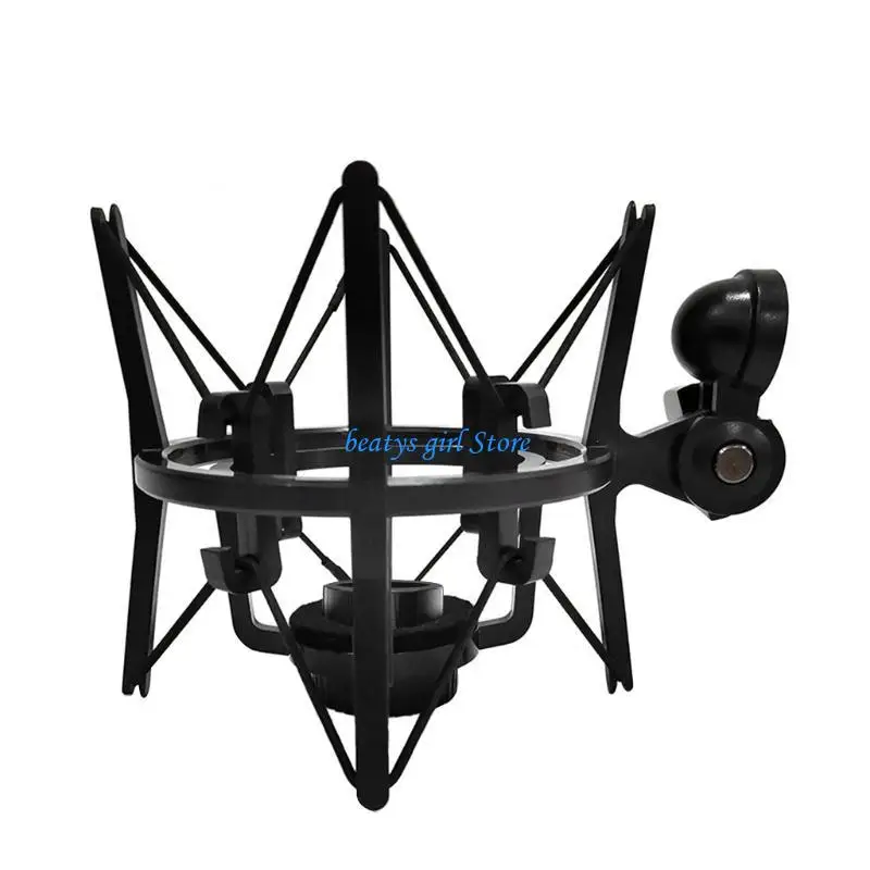 

C7AB Universal Mic Microphone Shock Mount Adjustable Clip Holder Stand Recording Bracket Professional Accessories