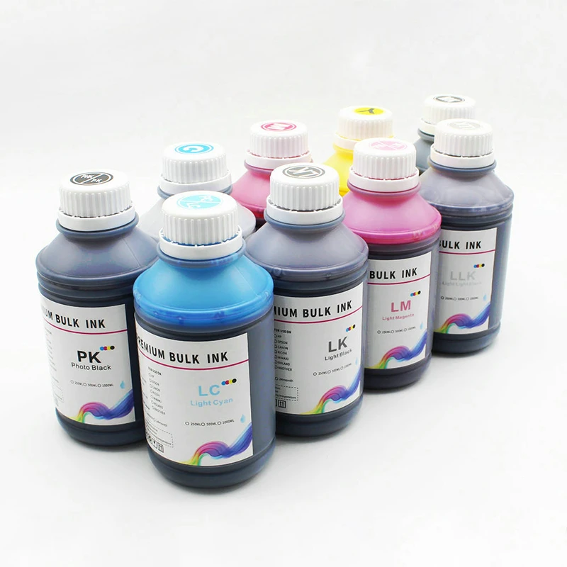 T5801-T5809 1000ml Refill Pigment Ink Compatible for Epson Stylus Pro 3800 3800C 3880 3885 3890 P808 P800