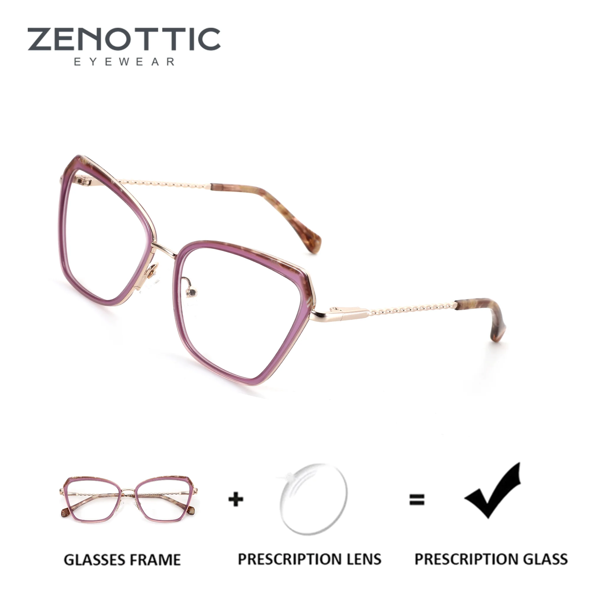 zenottic-acetate-butterfly-prescription-glasses-for-woman-photochromic-progressive-multifocal-optical-lenses-with-recipe