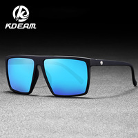 KDEAM New Classic Versatile Square Sunglasses for Men Ultra Light TR90 Frame Polarized Glasses Outdoor Oversized Fashion Shades