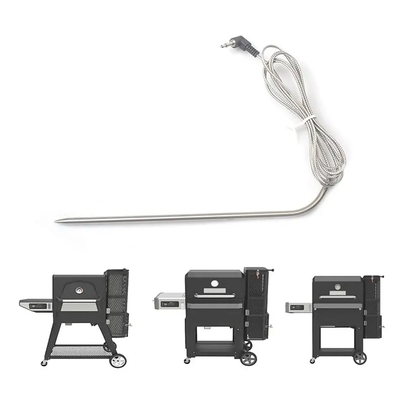 B06B-Meat Probes(2-Pack) With Grill Clips And Grommets- For Masterbuilt For Masterbuilt Gravity Series 560/800/1050 XL Models