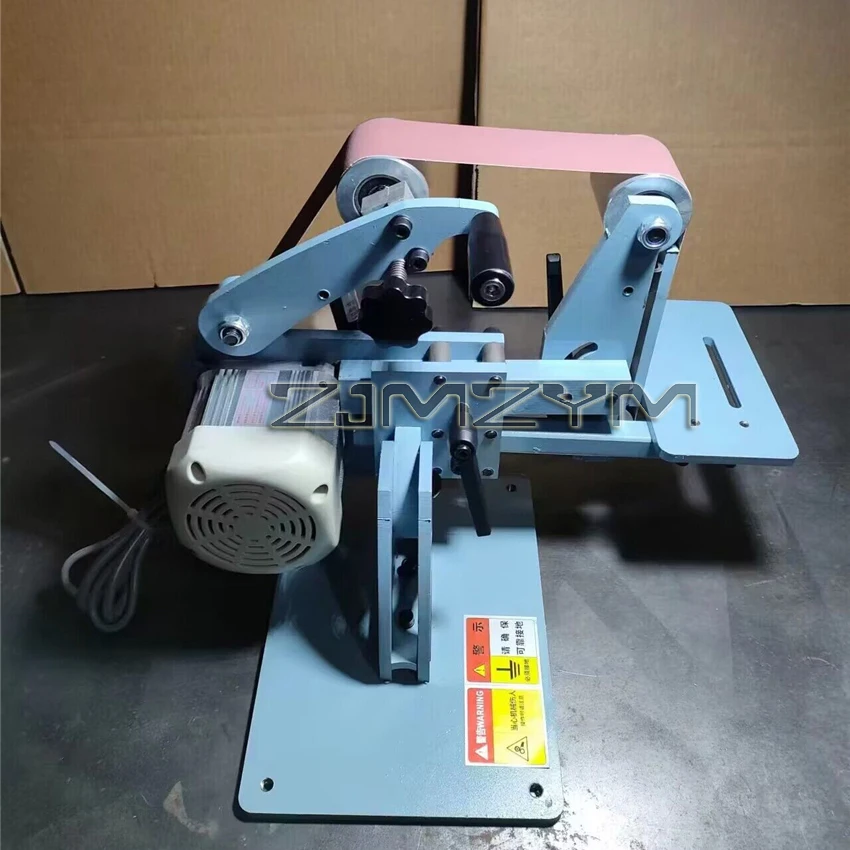 Imagem -03 - Vertical e Horizontal Elétrica Belt Sander Lixadeira Belt Máquina de Moagem Moedor Dupla Utilização 110v 220v 750w