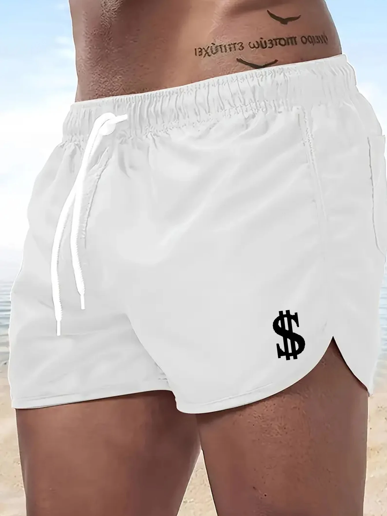 Shorts de praia masculino verão shorts respirável de secagem rápida shorts de natação venda quente masculino casual moda surf shorts