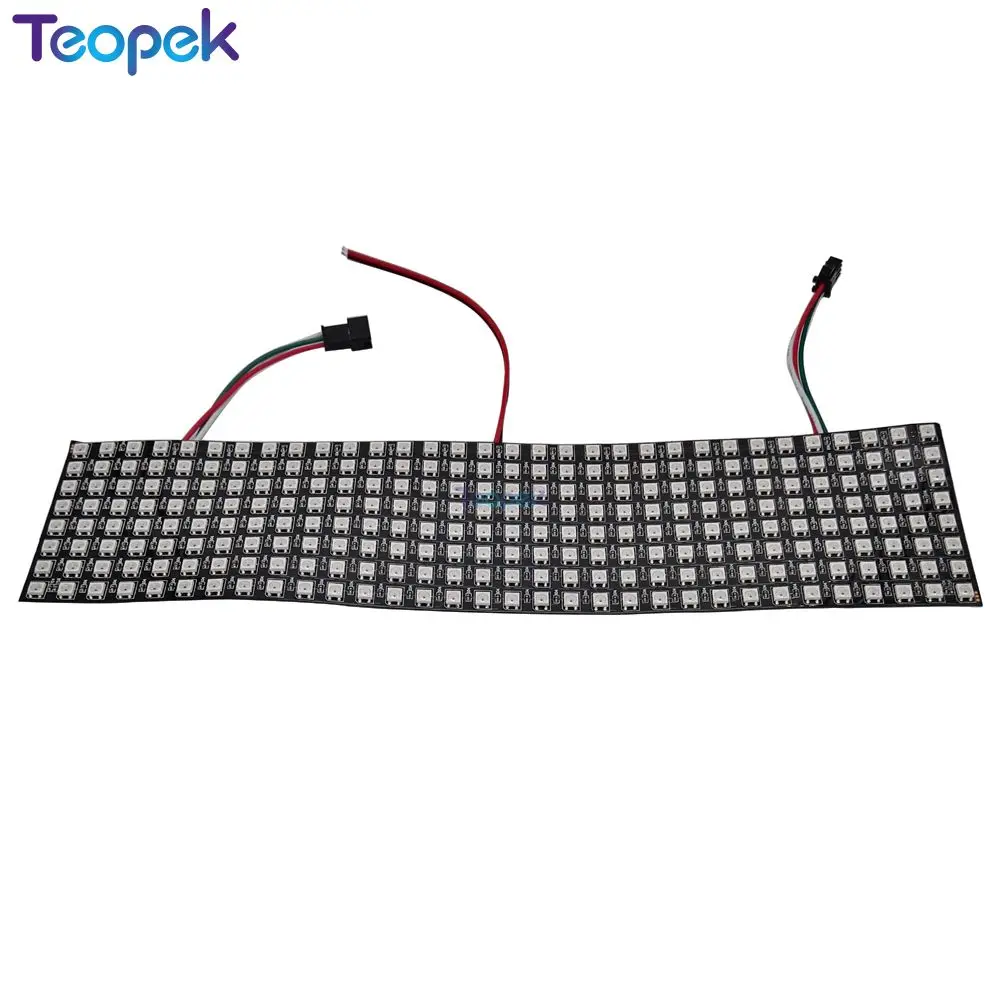 WS2815 Flexibel LED-scherm 8x8 8x32 16x16 Individueel adresseerbaar digitaal paneellicht 2815 SMD 5050 DIY-display DC12V