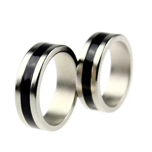 Schwarzer Kreis PK Ring Zaubertricks Magie Magic Magic Ring Finger Währung Dekoration 18/19/21mm Größe Magic Ring Requisiten Werkzeuge 6 Hauptverkauf Batterie PK5 - №4