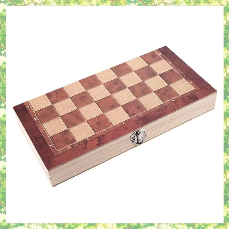 Smart-2X 3 In 1 목조 국제 체스 세트 보드 여행 게임 체스 주사위 놀이 초안 엔터테인먼트