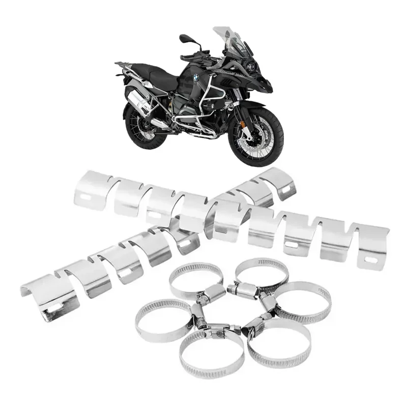 

For BMW R1200GS R 1200 GS 2013-2018 2017 2016 Motorcycle Parts Acsessories Exhaust Systems Guards Cover Protection Pipe Clamps