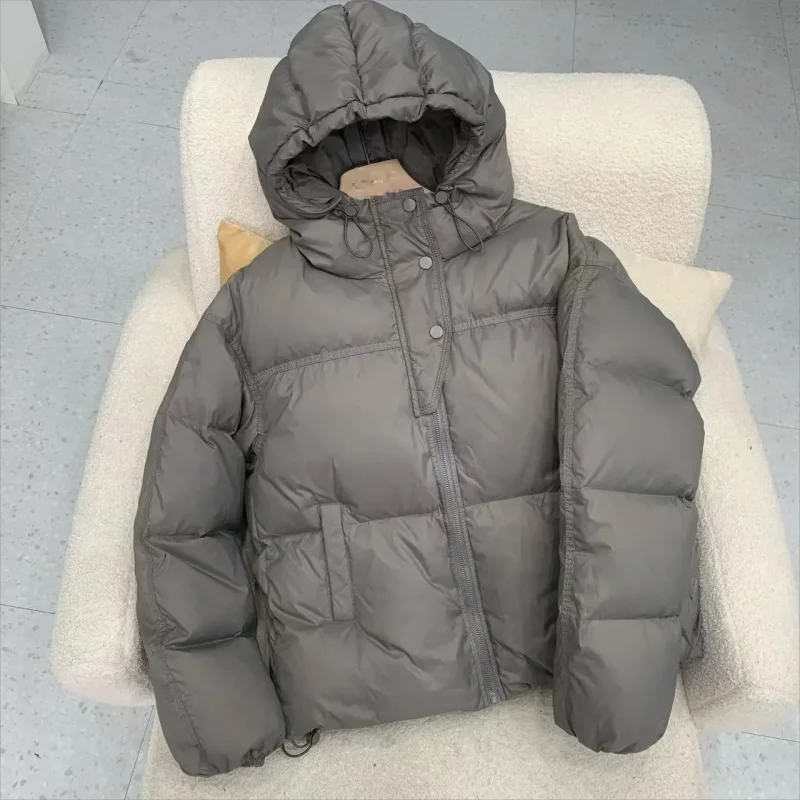 Oversize Cotton-padded Coats Women Short Outerwear Winter Thick Warm Hooded Puffy Bread Quilted Jackets Female coat women