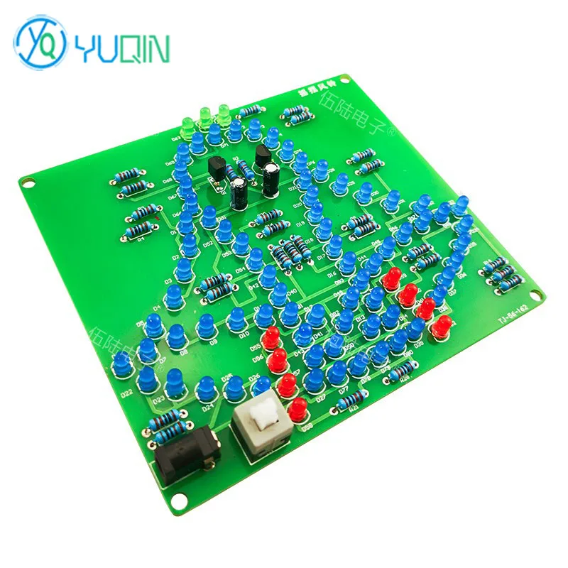 Electronic Wind Chime LED Light with Swinging Bell,DIY Welding Kit Product Assembly Spare Parts