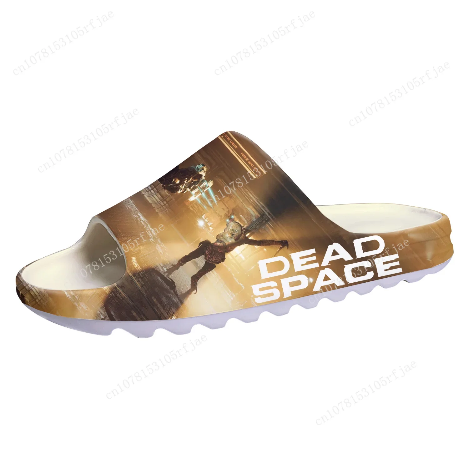 Dead Space Custom Soft Sole Sllipers Hot Cartoon Game Mens Womens Teenager Home Clogs Fashion Custom Water Shoes on Shit Sandals