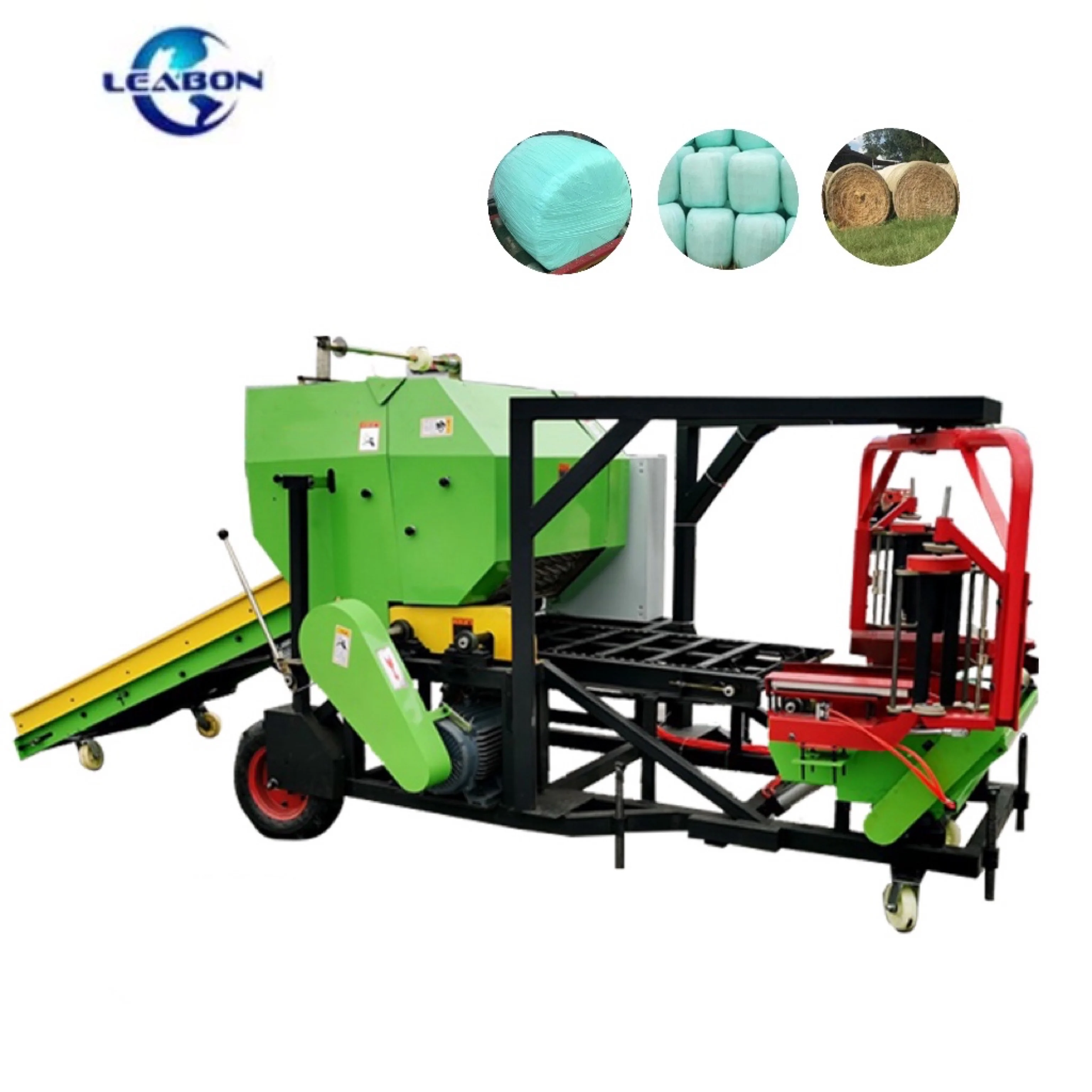 60bales/h Alfalfa Grass Bundling And Wrapping Machine Mini Hay Baler Silage Straw Baler