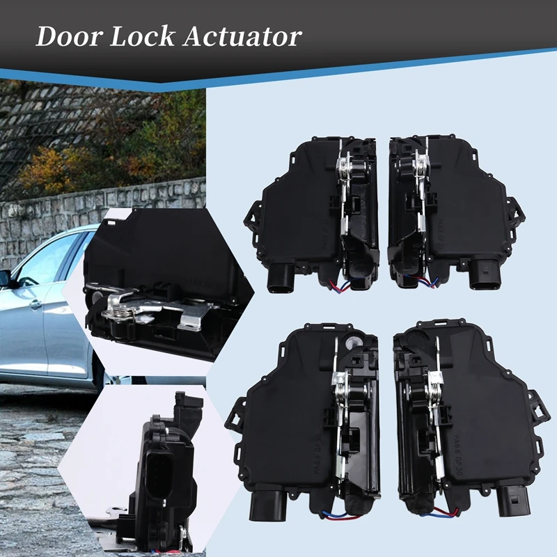 Door Lock Latch Actuators Front Rear Left Right 3B1837015A 3B1837016A 3B4839015A 3B4839016A For VW Passat B5 Golf MK4