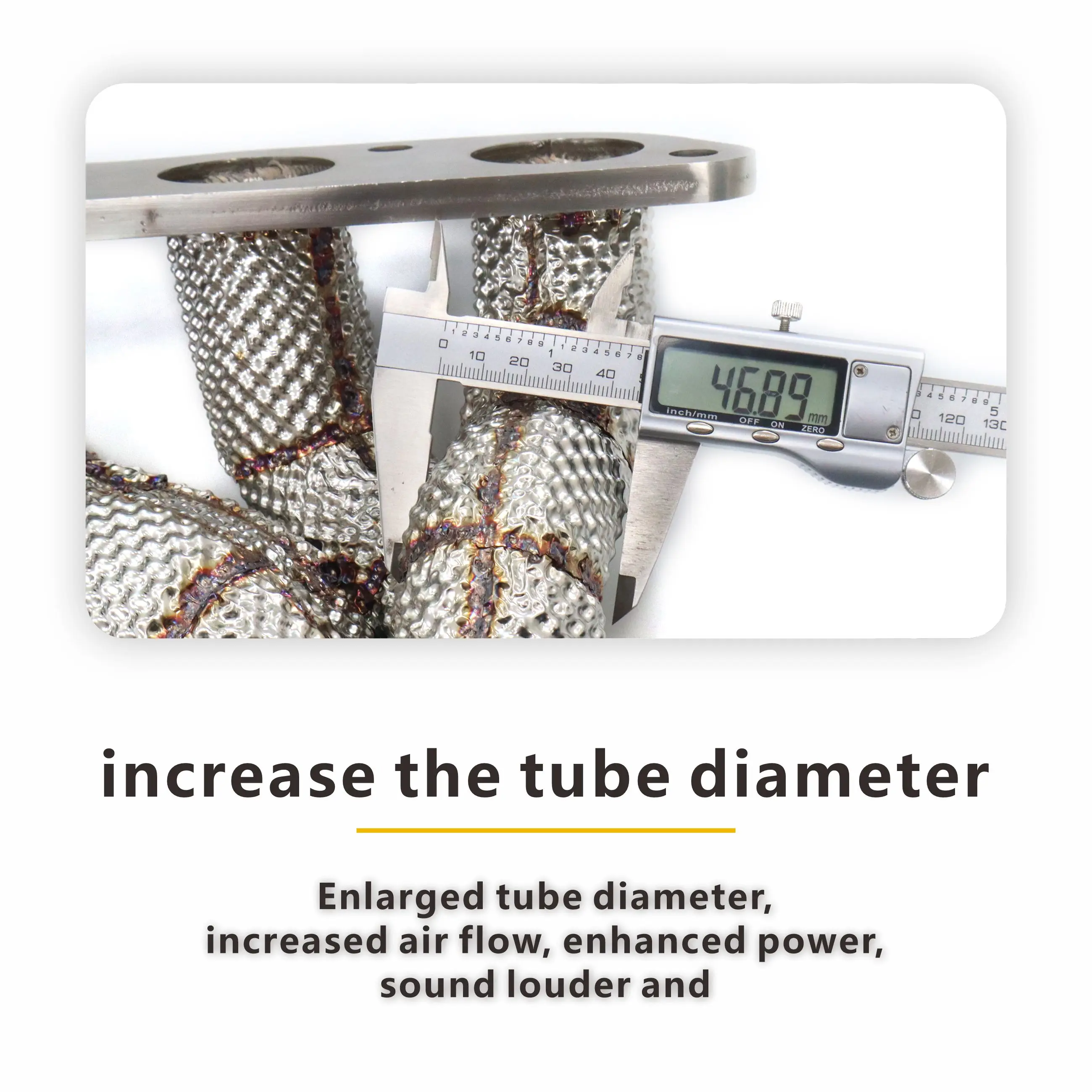 Sistema di scarico MANX per Colettore Lotus Elise 1.8 Collettore SS304 Installazione sostitutiva Aumenta il diametro del tubo