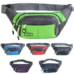 Travel Waist Bag Zipper Outdoor Sports Shoulder Bag Men's and Women's Waterproof Fashion Large-capacity Adjustable 1PC