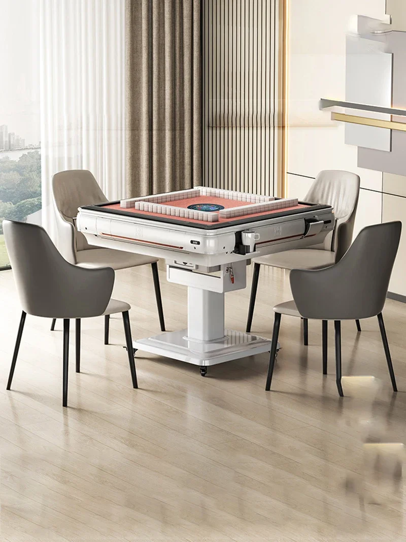 Power-driven Dining Table Fold Automatic Shuffling Mobile Mahjong Table Relaxation Amusement Mesa De Comedor Home Furniture LVMC