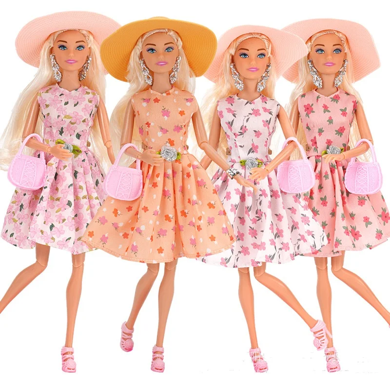 30cm doll clothes outfit set dress for barbie doll 1/6 clothes suit evening party clothing